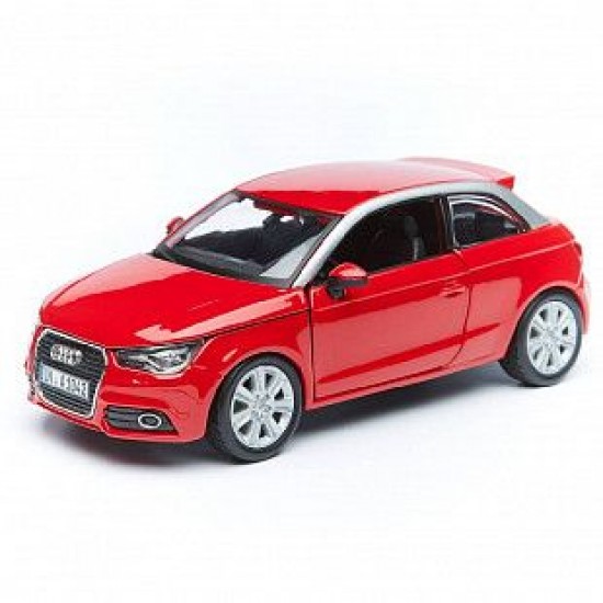 Автомобиль Bburago 1:24 Audi A1 (18-22127) red