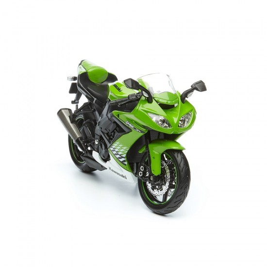 Мотоцикл Maisto 1:12 Kawasaki Ninja ZX-10R (3110/20-10011) black/green
