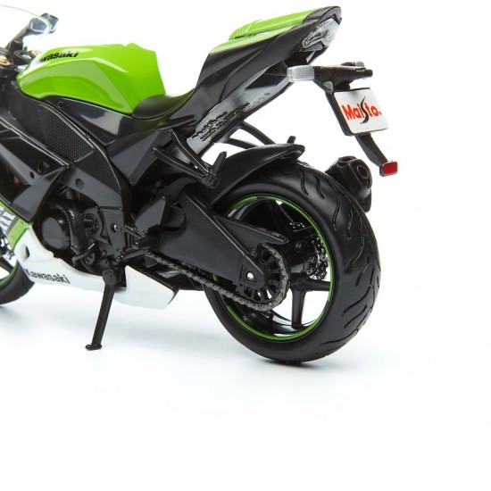 Мотоцикл Maisto 1:12 Kawasaki Ninja ZX-10R (3110/20-10011) black/green