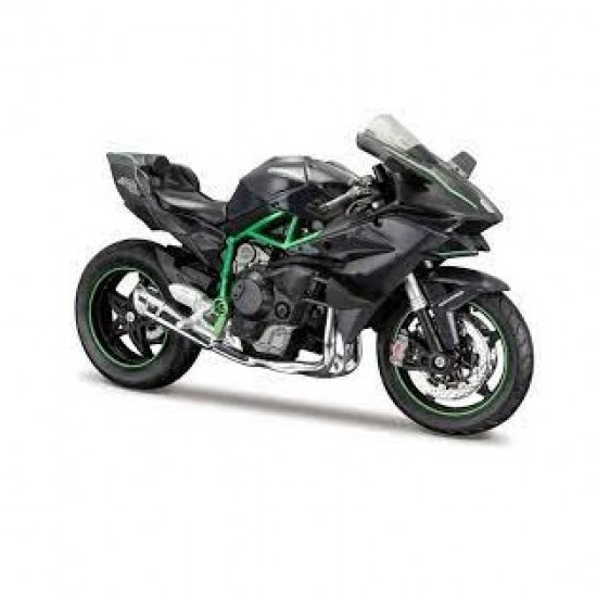 Мотоцикл Maisto 1:12 Kawasaki Ninja H2 R (32708) green/black (на подставке)