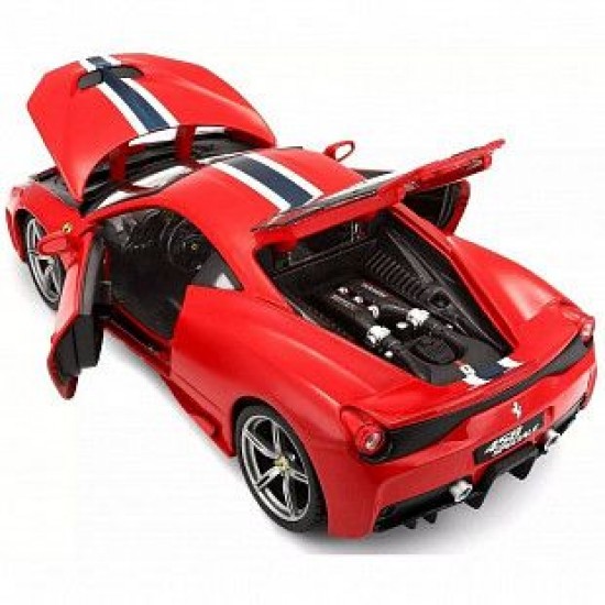 Автомобиль Bburago 1:18 Ferrari 458 (18-16002) red