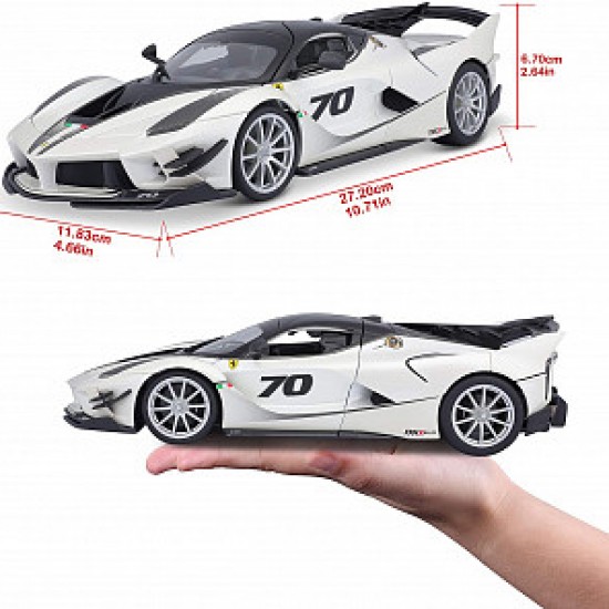 Автомобиль Bburago 1:18 Ferrari FXX-K Evo (18-16012) silver