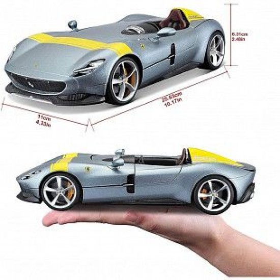 Автомобиль Bburago 1:18 Ferrari Monza SP1 (18-16013) silver