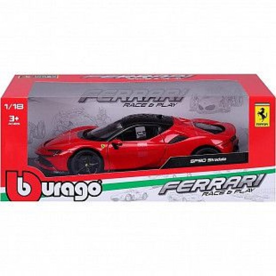 Автомобиль Bburago 1:18 Ferrari SF90 Stradale (18-16015) red