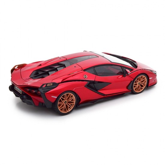 Автомобиль Bburago 1:18 Lamborghini Sian FKP 37 (18-11046) red