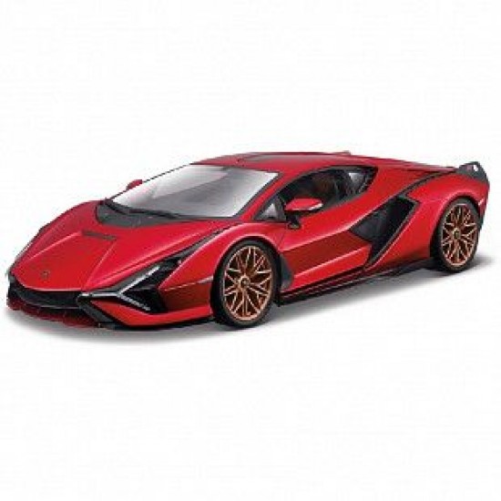 Автомобиль Bburago 1:18 Lamborghini Sian FKP 37 (18-11046) red