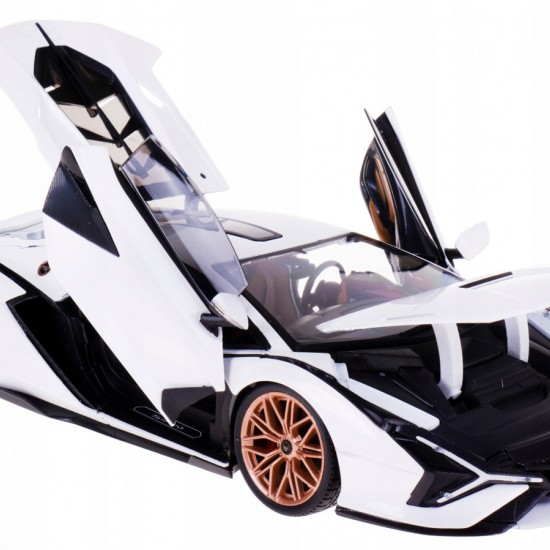 Автомобиль Bburago 1:18 Lamborghini Sian FKP 37 (18-11046) white