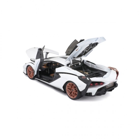 Автомобиль Bburago 1:18 Lamborghini Sian FKP 37 (18-11046) white