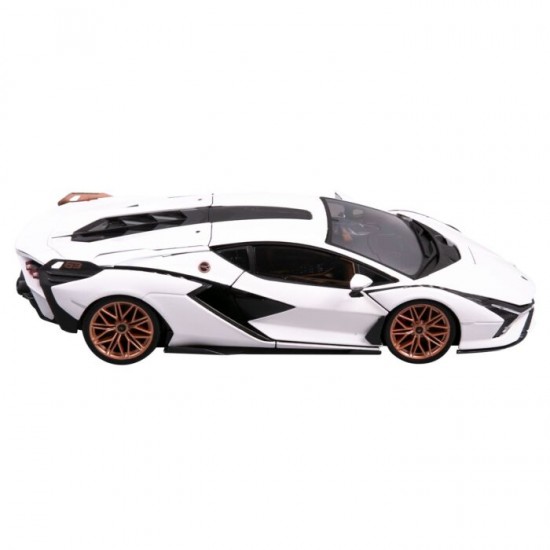 Автомобиль Bburago 1:18 Lamborghini Sian FKP 37 (18-11046) white