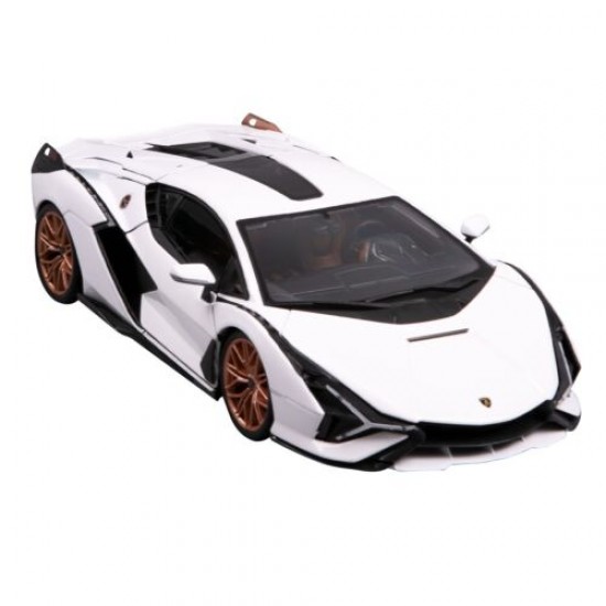 Автомобиль Bburago 1:18 Lamborghini Sian FKP 37 (18-11046) white