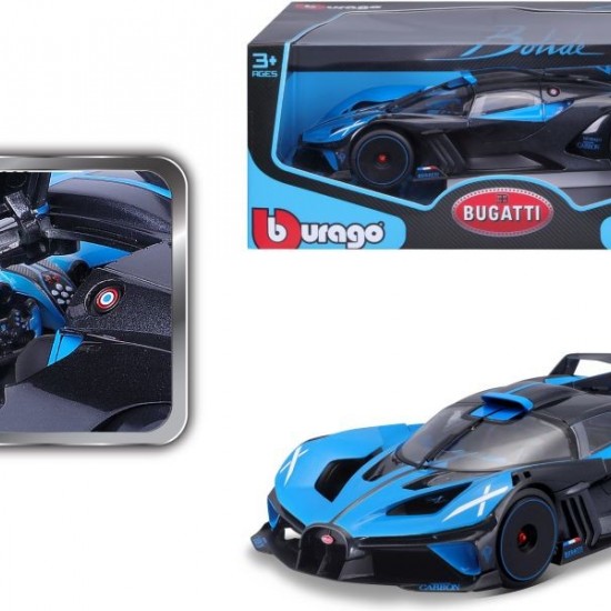 Автомобиль Bburago 1:18 Bugatti Bolide (18-11047) blue