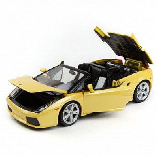 Автомобиль Bburago 1:18 Lamborghini Gallardo Spyder (18-12016) yellow