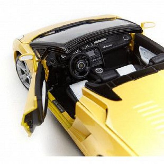 Автомобиль Bburago 1:18 Lamborghini Gallardo Spyder (18-12016) yellow