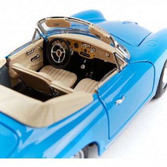 Автомобиль Bburago 1:18 Porsche 356B Cabriolet [1961] (18-12025) blue
