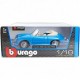 Автомобиль Bburago 1:18 Porsche 356B Cabriolet [1961] (18-12025) blue