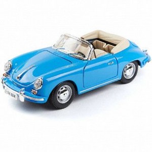 Автомобиль Bburago 1:18 Porsche 356B Cabriolet [1961] (18-12025) blue