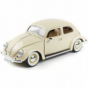 Автомобиль Bburago 1:18 Volkswagen Kafer-Beetle [1955] (18-12029) cream
