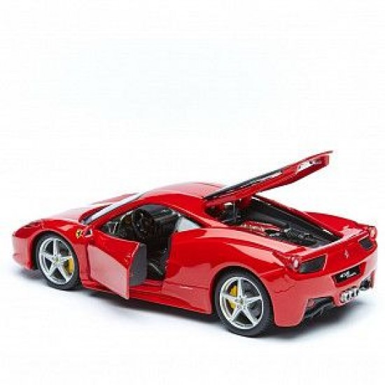 Автомобиль Bburago 1:24 Ferrari 458 Italia (18-26003) red