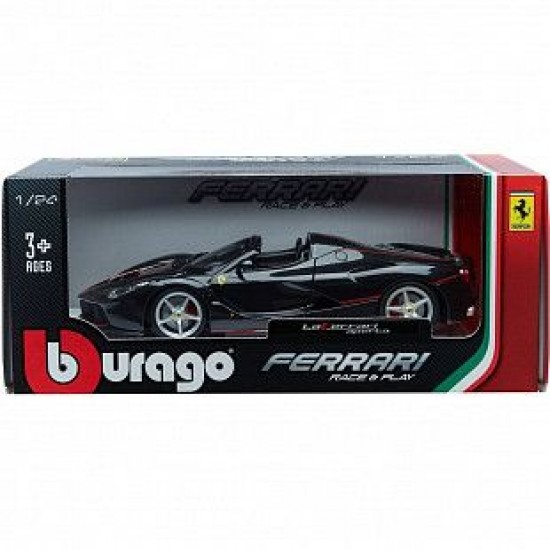 Автомобиль Bburago 1:24 Ferrari LaFerrari Aperta (18-26022) black