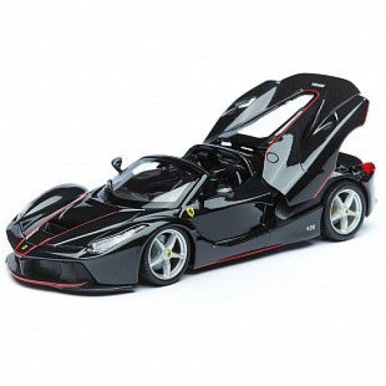 Автомобиль Bburago 1:24 Ferrari LaFerrari Aperta (18-26022) black