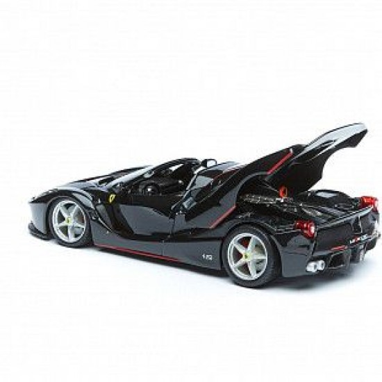 Автомобиль Bburago 1:24 Ferrari LaFerrari Aperta (18-26022) black