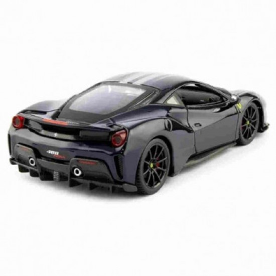 Автомобиль Bburago 1:24 Ferrari 488 Pista (18-26026) black