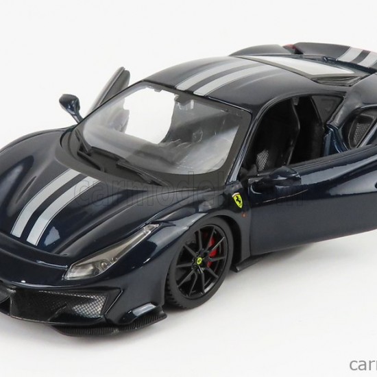 Автомобиль Bburago 1:24 Ferrari 488 Pista (18-26026) black