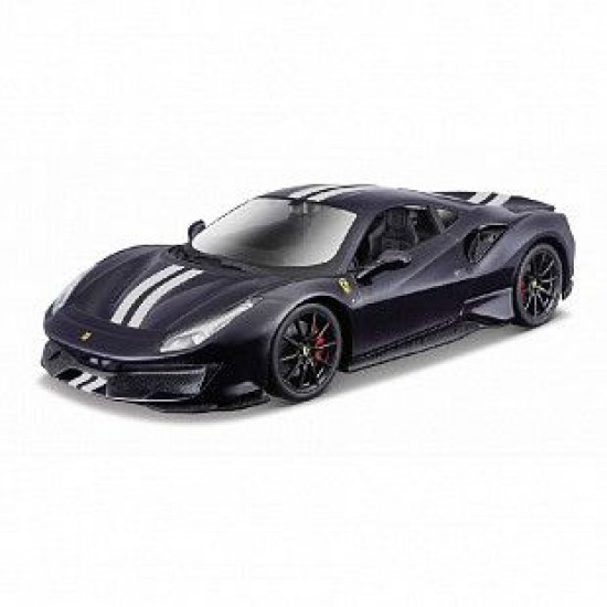 Автомобиль Bburago 1:24 Ferrari 488 Pista (18-26026) black