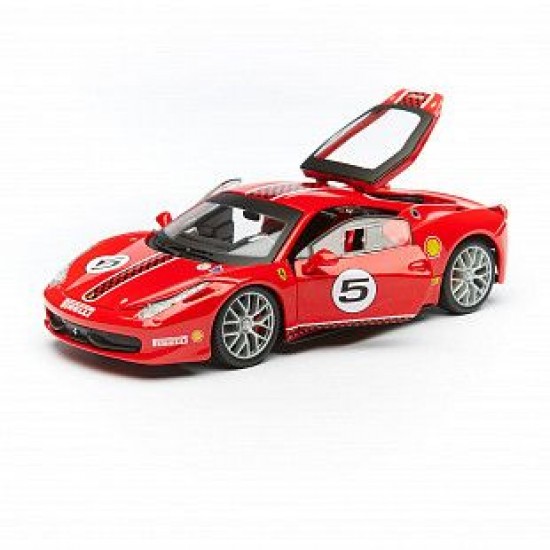 Автомобиль Bburago 1:24 Ferrari 458 Challenge (18-26302) red
