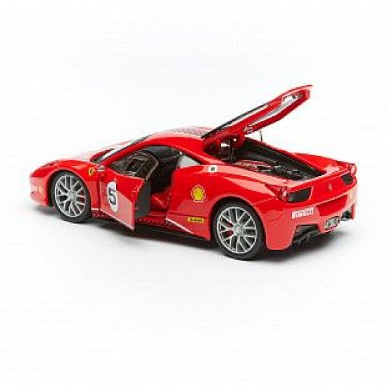 Автомобиль Bburago 1:24 Ferrari 458 Challenge (18-26302) red