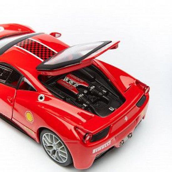 Автомобиль Bburago 1:24 Ferrari 458 Challenge (18-26302) red