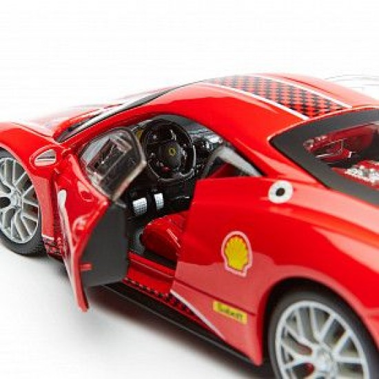 Автомобиль Bburago 1:24 Ferrari 458 Challenge (18-26302) red