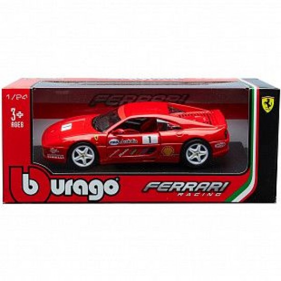 Автомобиль Bburago 1:24 Ferrari F355 Challenge (18-26306) red