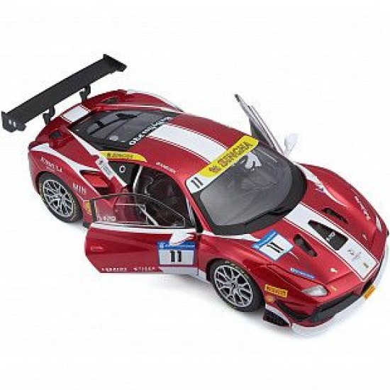 Автомобиль Bburago 1:24 Racing Ferrari 488 (18-26308) red
