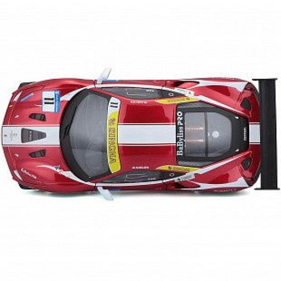 Автомобиль Bburago 1:24 Racing Ferrari 488 (18-26308) red