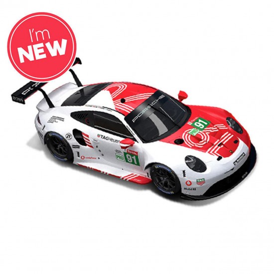 Автомобиль Bburago 1:24 Porsche 911 RSR LM [2020] (18-28016)