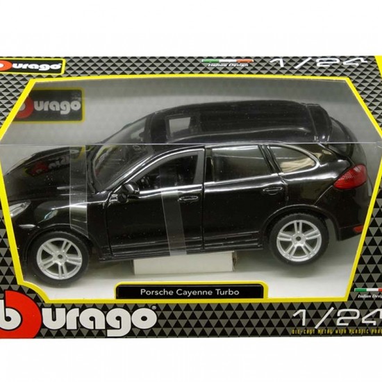 Автомобиль Bburago 1:24 Porsche Cayenne Turbo (18-21056) black