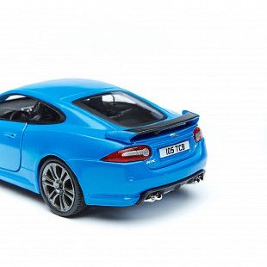 Автомобиль Bburago 1:24 Jaguar XKR-S (18-21063) blue
