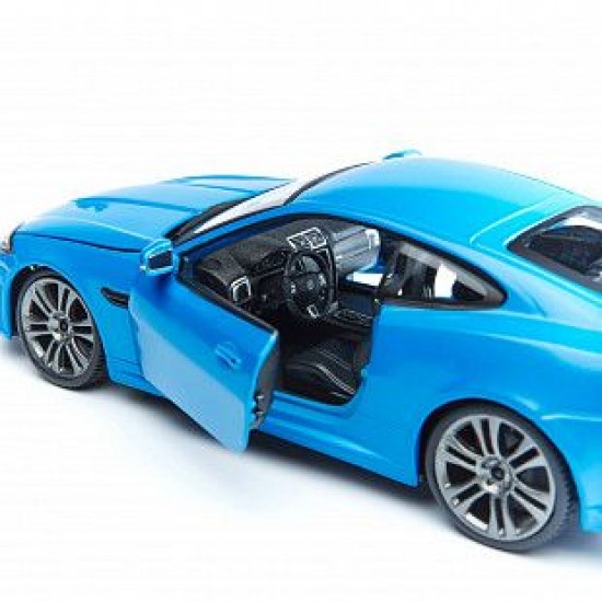 Автомобиль Bburago 1:24 Jaguar XKR-S (18-21063) blue