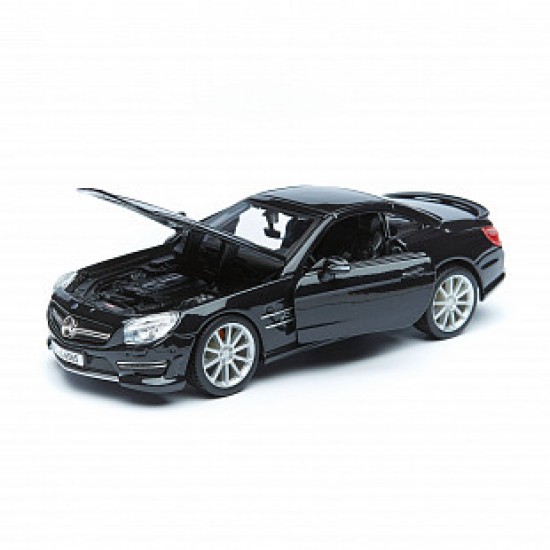 Автомобиль Bburago 1:24 Mercedes-Benz Sl 65 Amg Hardtop (18-21066) black