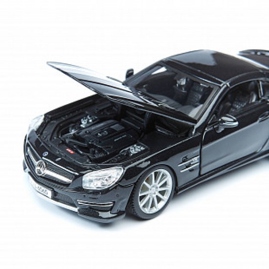 Автомобиль Bburago 1:24 Mercedes-Benz Sl 65 Amg Hardtop (18-21066) black