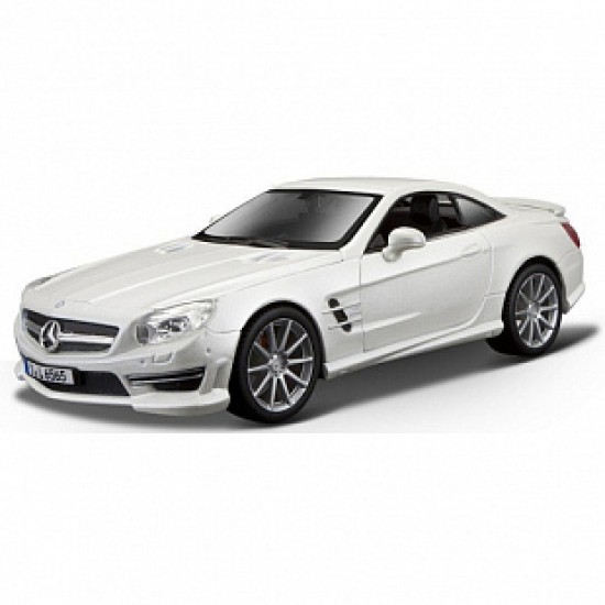 Автомобиль Bburago 1:24 Mercedes-Benz Sl 65 Amg Hardtop (18-21066) white