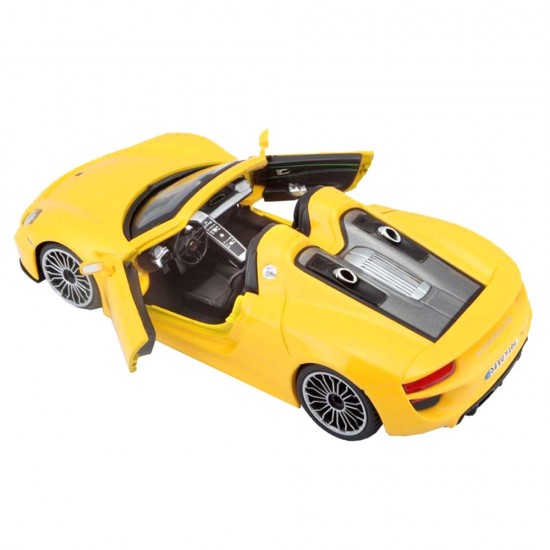 Автомобиль Bburago 1:24 Porsche 918 Spyder (18-21076) yellow