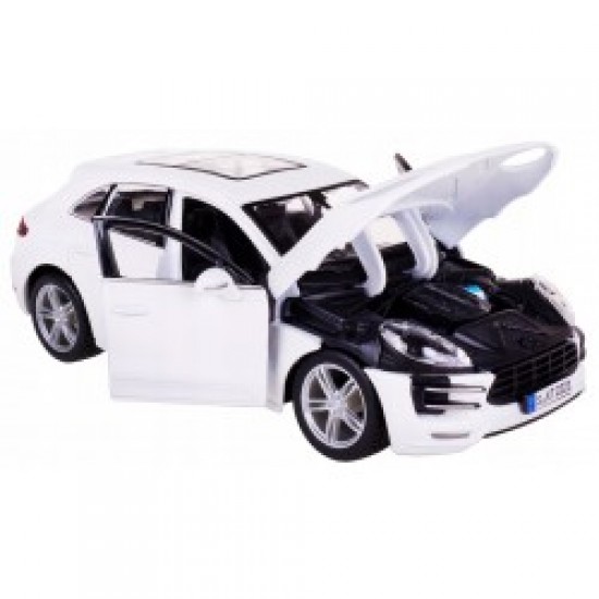 Автомобиль Bburago 1:24 Porsche Macan (18-21077) white