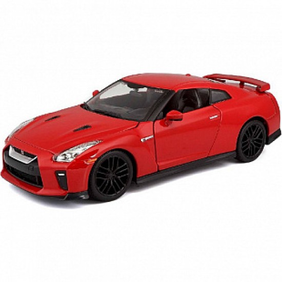Автомобиль Bburago 1:24 Nissan GT-R (18-21082) red