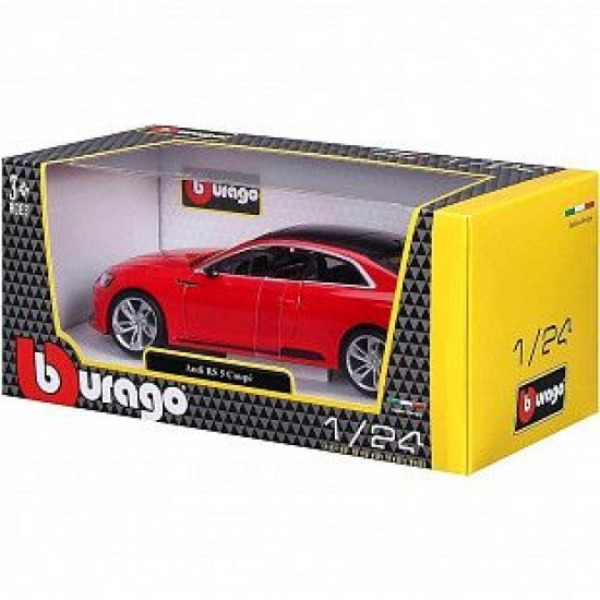 Автомобиль Bburago 1:24 Audi RS 5 Coupe [2019] (18-21090) red