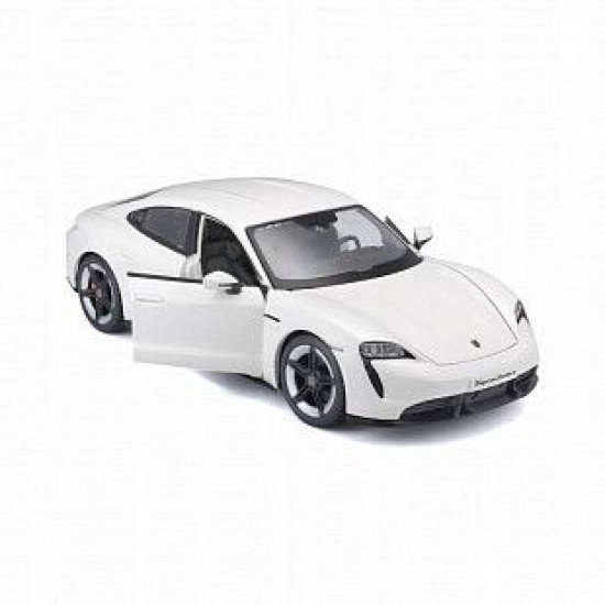 Автомобиль Bburago 1:24 Porsche Taycan Turbo S (18-21098) white