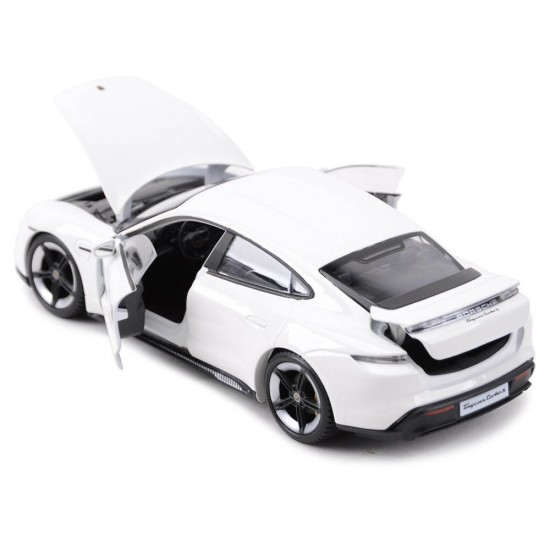 Автомобиль Bburago 1:24 Porsche Taycan Turbo S (18-21098) white