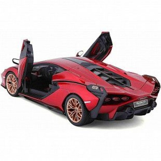 Автомобиль Bburago 1:24 Lamborghini Sián FKP 37 (18-21099) red
