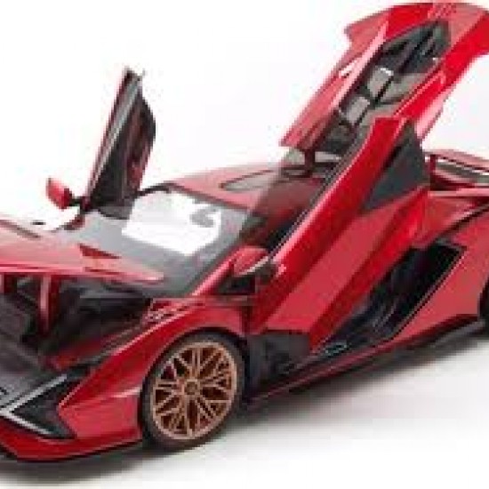 Автомобиль Bburago 1:24 Lamborghini Sián FKP 37 (18-21099) red